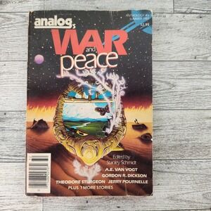 Analog's War and Peace Edited Stanly Schmidt 1983 Anthology Paperback Magazine